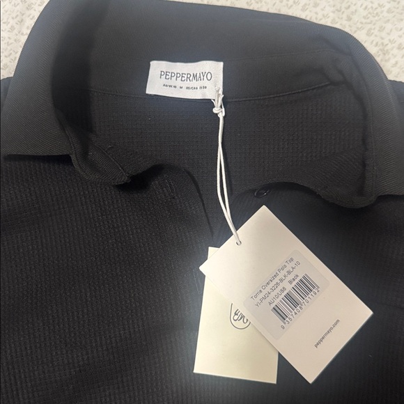 Peppermayo Black Oversized Polo - Picture 4 of 4